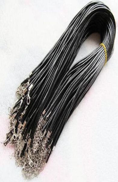 sales black wax leather necklace beading cord string rope wire 45cm extender chain with lobster clasp diy jewelry accessorie5397176, Silver
sales black wax leather necklace beading cord string rope wire 45cm extender chain with lobster clasp diy jewelry accessorie5397176, Silver