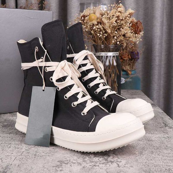 2022s high street rick canvas shoes men's casual shoes black male sneakers streetwear solid lace-up owens designer women's sneaker
2022s high street rick canvas shoes men's casual shoes black male sneakers streetwear solid lace-up owens designer women's sneaker