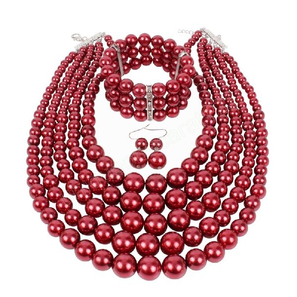 multilayer temperament pearl prom wedding jewelry sets for women accessories luxury necklace bracelet bridal jewelry sets, Slivery;golden
multilayer temperament pearl prom wedding jewelry sets for women accessories luxury necklace bracelet bridal jewelry sets, Slivery;golden