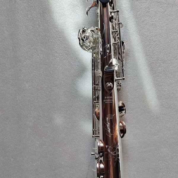 classic w020 soprano straight pipe saxophone nickel plated silver integrated japanese craft made jazz instrument with case
classic w020 soprano straight pipe saxophone nickel plated silver integrated japanese craft made jazz instrument with case