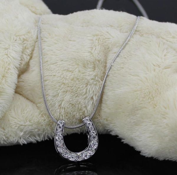 lead and nickel equestrian horseshoe jewelry made of zinc alloy with chain and czech crystal horse shoe pendant necklace5633493, Silver
lead and nickel equestrian horseshoe jewelry made of zinc alloy with chain and czech crystal horse shoe pendant necklace5633493, Silver
