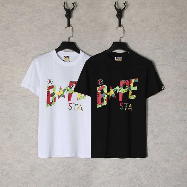 fashion designer luxury super summer new star letter camo print men's and women's couple short sleeve t-shirt, White;black
fashion designer luxury super summer new star letter camo print men's and women's couple short sleeve t-shirt, White;black