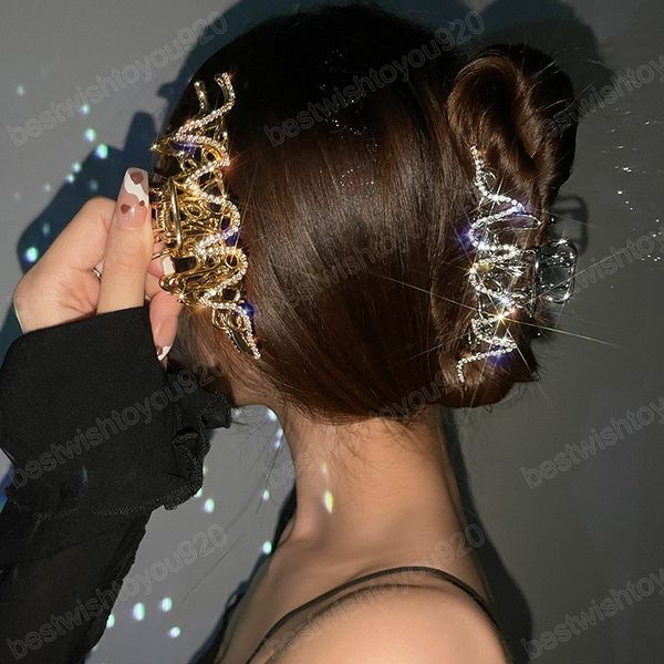 fashion geometric alloy hair claws women shiny rhinestone crystal irregular hair clips headwear hair accessories party gifts, Slivery;golden
fashion geometric alloy hair claws women shiny rhinestone crystal irregular hair clips headwear hair accessories party gifts, Slivery;golden