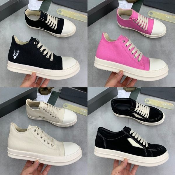 men women rick owen casual shoes designer platform shoes canvas trainers retro thick bottom sneakers with box 35-47, Black
men women rick owen casual shoes designer platform shoes canvas trainers retro thick bottom sneakers with box 35-47, Black