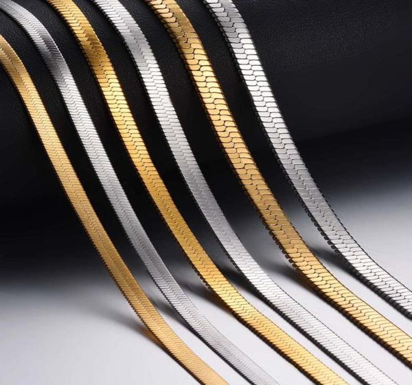 chokers 1 piece width 4mm5mm6mm stainless steel flat chain necklace jewelry for men women not allergic5297704, Golden;silver
chokers 1 piece width 4mm5mm6mm stainless steel flat chain necklace jewelry for men women not allergic5297704, Golden;silver