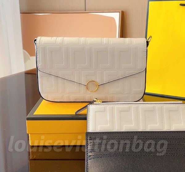 fashion luxury embossing the bag designer handbag leather capacity womens three piece set shoulder bag wallet women bags classic wallets hol
fashion luxury embossing the bag designer handbag leather capacity womens three piece set shoulder bag wallet women bags classic wallets hol