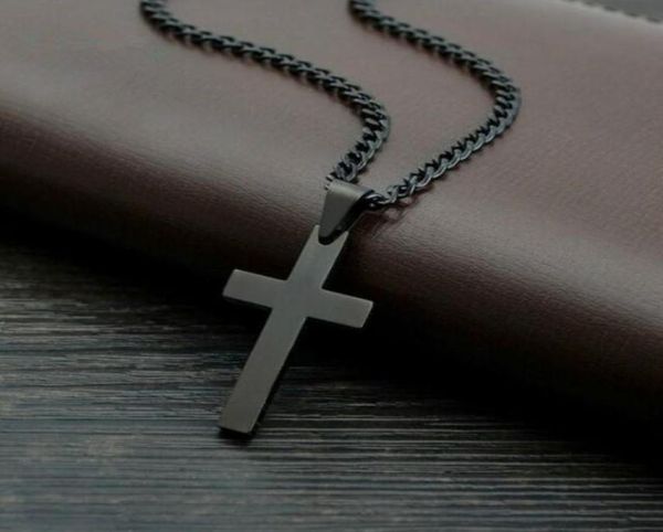 vintage cross pendant necklace stainless steel black chain men women jewelry gift8577561, Silver
vintage cross pendant necklace stainless steel black chain men women jewelry gift8577561, Silver