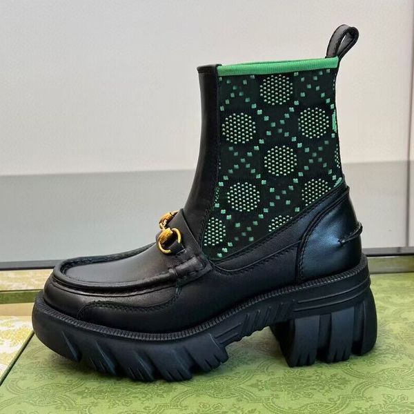 fashion short boots 100% cowhide letter women shoes metal buckle thick heels leather designer shoe high heeled lady boot socks elastic boots, Black
fashion short boots 100% cowhide letter women shoes metal buckle thick heels leather designer shoe high heeled lady boot socks elastic boots, Black