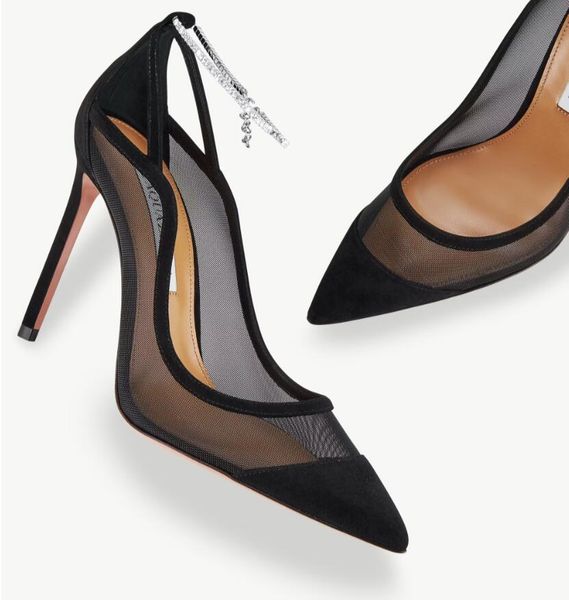 luxury brand aquazzurs secret affair pump sandals cembellished satin high heels slingback lady party wedding dress eu35-43, Black
luxury brand aquazzurs secret affair pump sandals cembellished satin high heels slingback lady party wedding dress eu35-43, Black