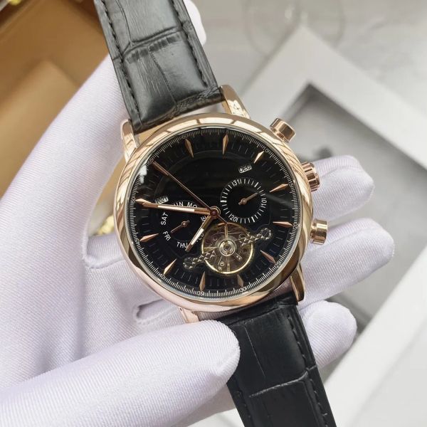 2023 new men patekity automatic mechanical tourbillon wristwatches man watch dial steel case blue leather mens strap watches njs744, Slivery;brown
2023 new men patekity automatic mechanical tourbillon wristwatches man watch dial steel case blue leather mens strap watches njs744, Slivery;brown