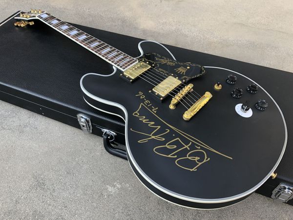 custom 80th anniversary bb king lucille satin black semi hollow jazz electric guitar double output jacks 5 speed switch gold hardware
custom 80th anniversary bb king lucille satin black semi hollow jazz electric guitar double output jacks 5 speed switch gold hardware