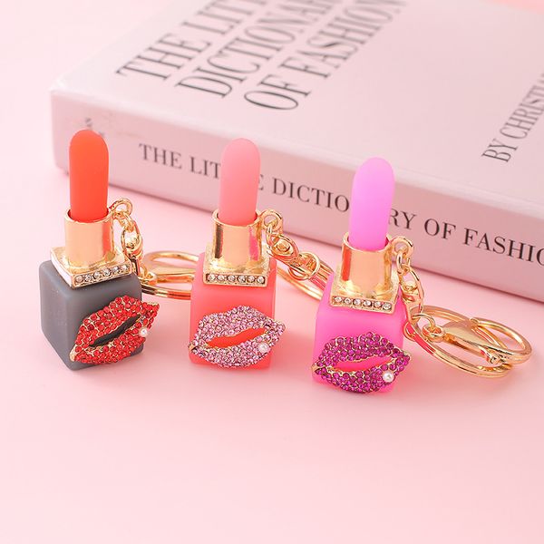 fashion rhinestone lipstick keychain pendant fashion zinc alloy bag hanging keychains jewelry accessories gift, Silver
fashion rhinestone lipstick keychain pendant fashion zinc alloy bag hanging keychains jewelry accessories gift, Silver