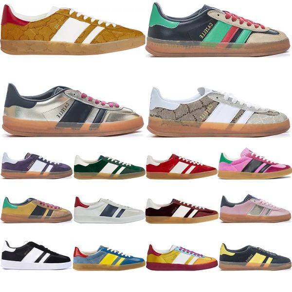new fashion plate-forme shoes gazelle fashion designer sneakers flats striped luxurys platform green suede silk red velvet core black mens w
new fashion plate-forme shoes gazelle fashion designer sneakers flats striped luxurys platform green suede silk red velvet core black mens w