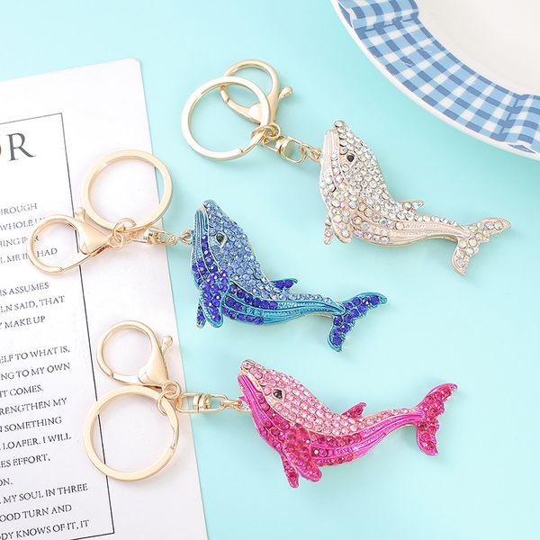 rhinestone whale animal alloy keychain pendant diamond set keychains fashion bag decoration jewelry gift in bulk, Silver
rhinestone whale animal alloy keychain pendant diamond set keychains fashion bag decoration jewelry gift in bulk, Silver
