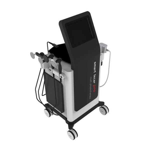 portable 3 in 1 tecar emshock and tecar physiotherapy electromagnetic shockwave equipment