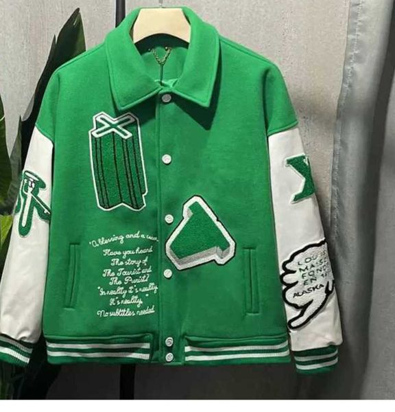 flocking leather sleeves baseball coat uniform fashion jacket single breasted warm jackets couples women men varsity coats men's design, Black;brown
flocking leather sleeves baseball coat uniform fashion jacket single breasted warm jackets couples women men varsity coats men's design, Black;brown