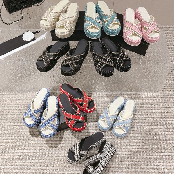 designer luxury 100% real leather brand sandals sandals plaid thick sole sandals 2023 new cross chain sandals high heels, Black
designer luxury 100% real leather brand sandals sandals plaid thick sole sandals 2023 new cross chain sandals high heels, Black