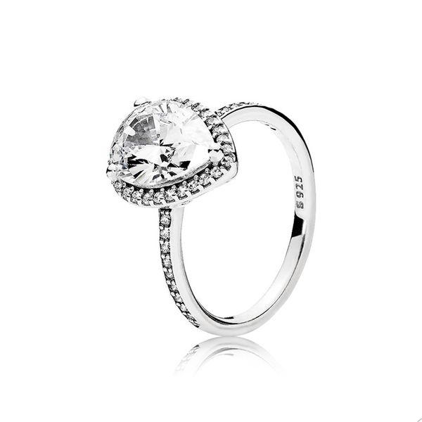 sparkling teardrop halo ring for pandora real 925 sterling silver wedding party rings designer jewelry for women girls crystal diamond luxur, Slivery;golden
sparkling teardrop halo ring for pandora real 925 sterling silver wedding party rings designer jewelry for women girls crystal diamond luxur, Slivery;golden