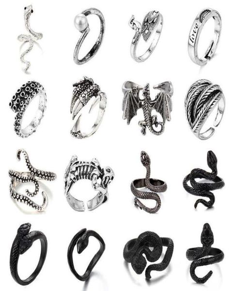 rings black silver color metal punk open adjustable design animal exaggerated finger ring for women men party jewelry gift q07088213964
rings black silver color metal punk open adjustable design animal exaggerated finger ring for women men party jewelry gift q07088213964