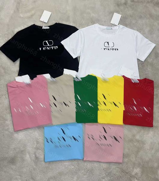 23ss womens designer clothing tee womens t-shirt round neck pure cotton solid color letters logo printing short sleeve t-shirt 9 colors avai, White
23ss womens designer clothing tee womens t-shirt round neck pure cotton solid color letters logo printing short sleeve t-shirt 9 colors avai, White