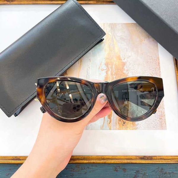 women star cat eye sunglasses slm94 new 2023 european american fashion style female brand design box case eyewear oculos de sol, White;black
women star cat eye sunglasses slm94 new 2023 european american fashion style female brand design box case eyewear oculos de sol, White;black