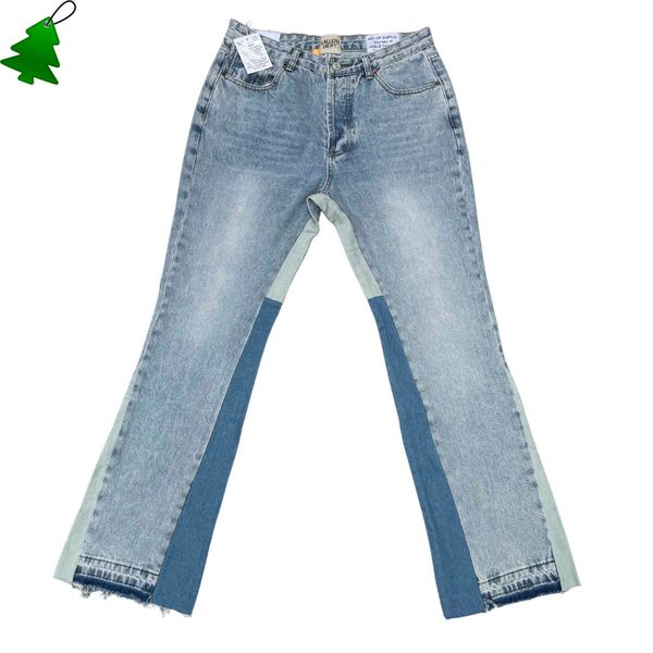 clothing denim pants galleryes depts. la vintage stitched loose flare jeans men distressed ripped motocycle biker hip hop trousers, Blue
clothing denim pants galleryes depts. la vintage stitched loose flare jeans men distressed ripped motocycle biker hip hop trousers, Blue