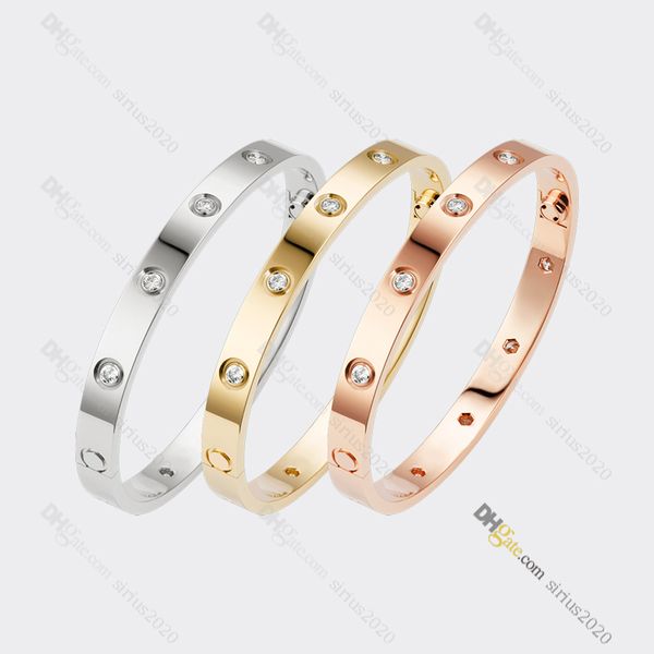 designer bracelet classic love bracelet 10 diamond bracelets titanium steel bangle gold-plated never fading non-allergic,gold/silver/rose go, Black
designer bracelet classic love bracelet 10 diamond bracelets titanium steel bangle gold-plated never fading non-allergic,gold/silver/rose go, Black
