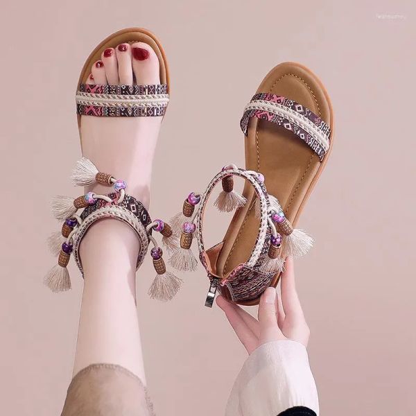 sandals 1 pair women fashion 2023 bohemian style hollowed out flat sole female retro beach exquisite, Black
sandals 1 pair women fashion 2023 bohemian style hollowed out flat sole female retro beach exquisite, Black