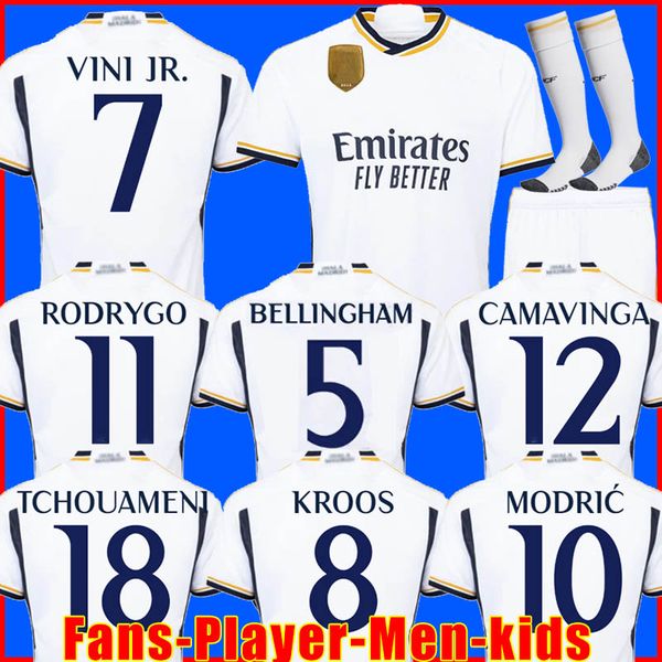 23 24 bellingham soccer jerseys vini jr real madrids camavinga tchouameni modric rodrygo football shirt player version camiseta men kids 202, Black;yellow
23 24 bellingham soccer jerseys vini jr real madrids camavinga tchouameni modric rodrygo football shirt player version camiseta men kids 202, Black;yellow
