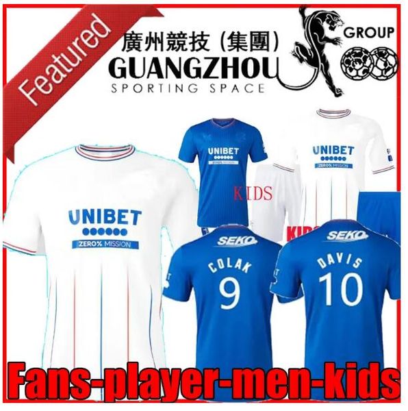 23 24 glasgow rangers soccer jerseys 2023 2024 home blue sakala kent tavernier morelos colak hogan football shirt men kids kit fans player v, Black;yellow
23 24 glasgow rangers soccer jerseys 2023 2024 home blue sakala kent tavernier morelos colak hogan football shirt men kids kit fans player v, Black;yellow
