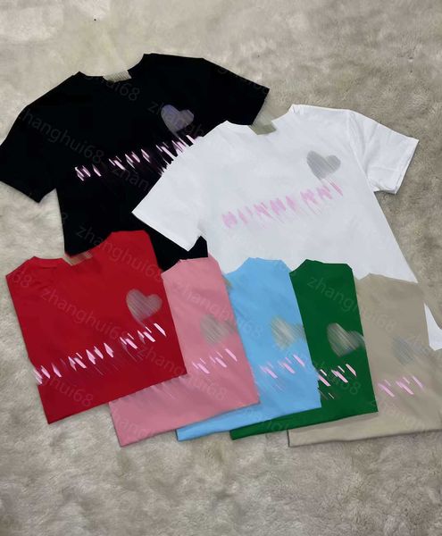 23ss womens designer clothing tee womens t-shirt round neck pure cotton love stick drill letter logo printing short sleeve t-shirt 9 colors, White
23ss womens designer clothing tee womens t-shirt round neck pure cotton love stick drill letter logo printing short sleeve t-shirt 9 colors, White