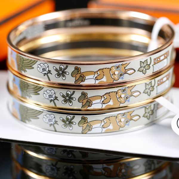 enamel clic bangle for women charm bracelets rabbit enamel cuff version 2, Golden;silver
enamel clic bangle for women charm bracelets rabbit enamel cuff version 2, Golden;silver