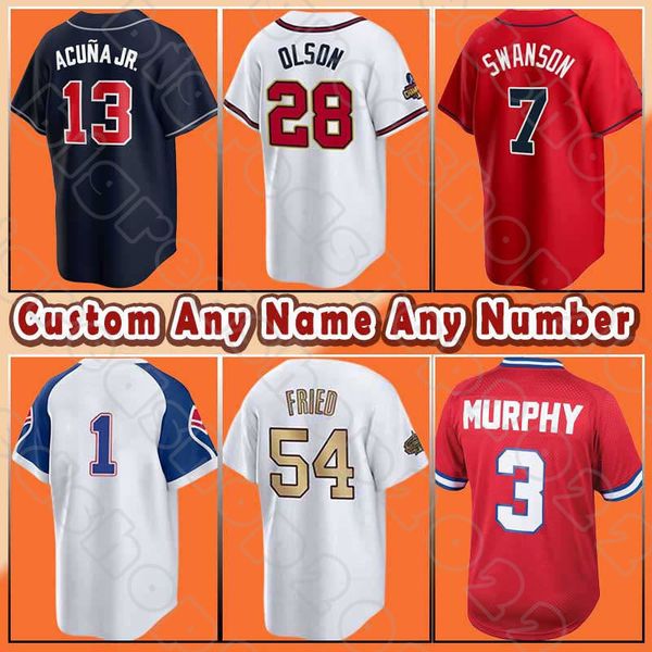 13 ronald acuna jr 28 matt olson baseball jerseys 24 luplow ozzie albies dale murphy chipper jones eddie rosario braves sean murphy hank aar, Blue;black
13 ronald acuna jr 28 matt olson baseball jerseys 24 luplow ozzie albies dale murphy chipper jones eddie rosario braves sean murphy hank aar, Blue;black