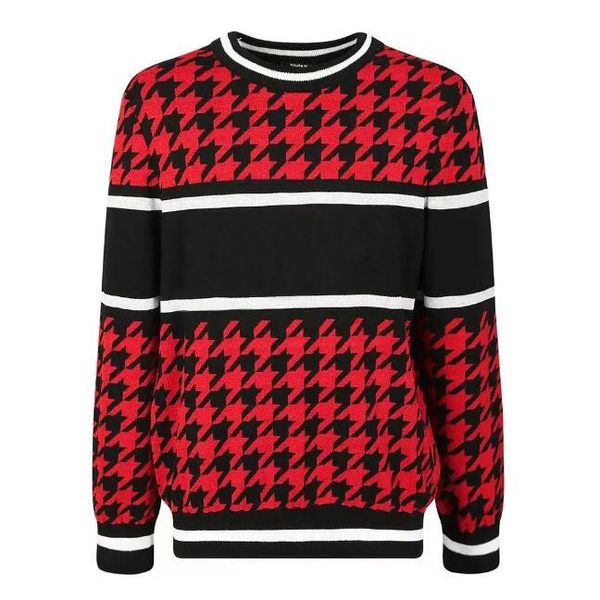 women designer loose sweaters retro sweater mens womens the same autumn winter sweater, White;black
women designer loose sweaters retro sweater mens womens the same autumn winter sweater, White;black