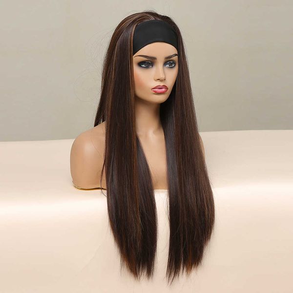 synthetic wigs easihair highlights headband wig for women black brown long straight premium silky synthetic 230227
synthetic wigs easihair highlights headband wig for women black brown long straight premium silky synthetic 230227