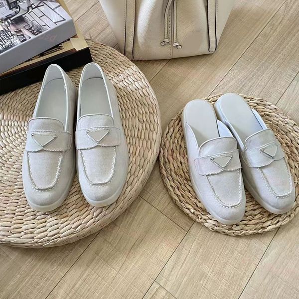 luxury designer summer sandals walk casual shoes women slippers canvas shoes men suede calf skin muller shoes brand classic walking flats lo, Black
luxury designer summer sandals walk casual shoes women slippers canvas shoes men suede calf skin muller shoes brand classic walking flats lo, Black