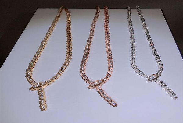 2020brand s925 silver-plated -shaped necklace zircon set elegant classic design python neck chain prom fashion women's necklace1481872
2020brand s925 silver-plated -shaped necklace zircon set elegant classic design python neck chain prom fashion women's necklace1481872