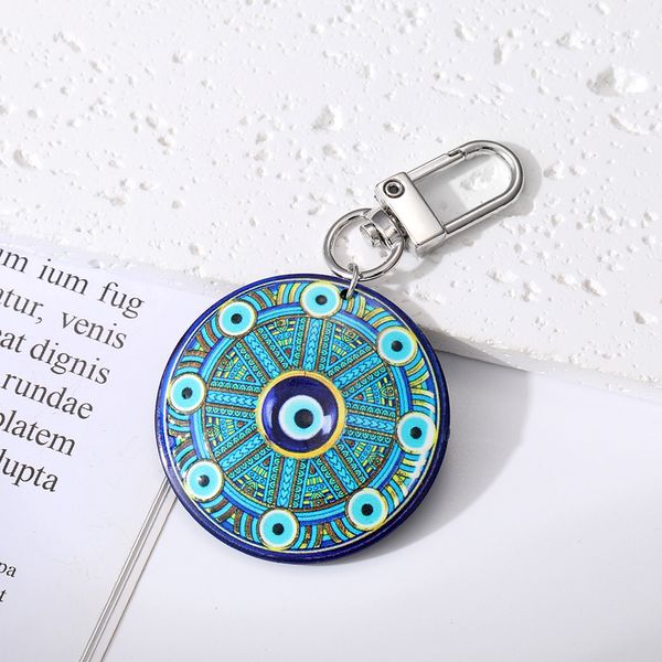 colorful pattern turkish blue eyes pendant keychains good luck gift evil eye charms lanyards, Silver
colorful pattern turkish blue eyes pendant keychains good luck gift evil eye charms lanyards, Silver