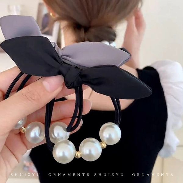 fashion blogger designer jewelr new pearl butterfly knot hair rope leather band high elasticity and durable rubber band scrunchies hair ties, Golden;silver
fashion blogger designer jewelr new pearl butterfly knot hair rope leather band high elasticity and durable rubber band scrunchies hair ties, Golden;silver