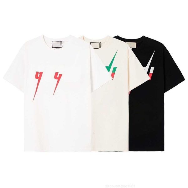 designer women's monogrammed men's and neutral g classic summer breathable t-shirts fashion style short-sleeved round neck, White;black
designer women's monogrammed men's and neutral g classic summer breathable t-shirts fashion style short-sleeved round neck, White;black