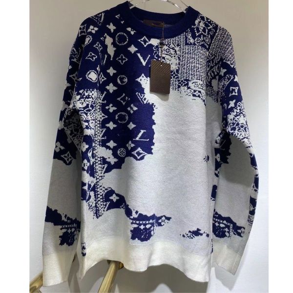 spring and autumn new fashion letter splicing jacquard loose pullover long sleeve lazy style knitwear designer high-end luxury men's kn, White;black
spring and autumn new fashion letter splicing jacquard loose pullover long sleeve lazy style knitwear designer high-end luxury men's kn, White;black