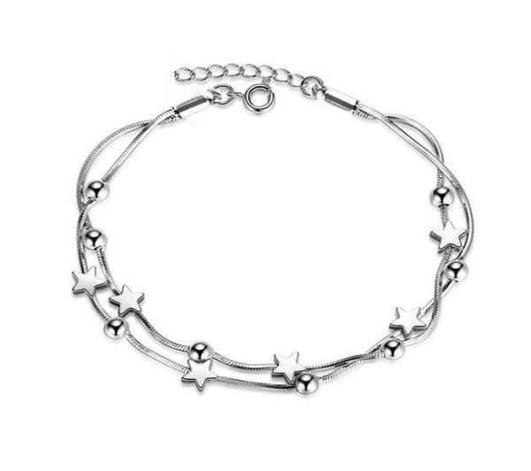 classic chain pentagram round bead bracelet girls hand jewelry6704827, Golden;silver
classic chain pentagram round bead bracelet girls hand jewelry6704827, Golden;silver