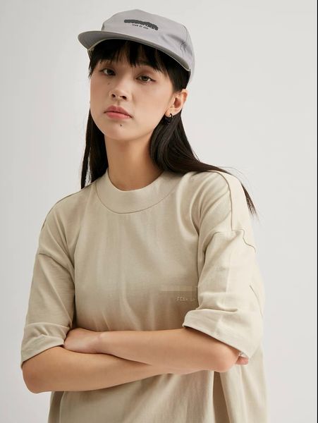 es2023sential new brand t-shirt women's sign simple and low key essentialclothing letter logo round neck printed top, White
es2023sential new brand t-shirt women's sign simple and low key essentialclothing letter logo round neck printed top, White