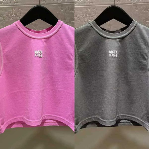 college aw king 2023 spring new style designer wang open umbilical sleeveless tank with slim fit pullover t-shirt women's motion design, White
college aw king 2023 spring new style designer wang open umbilical sleeveless tank with slim fit pullover t-shirt women's motion design, White