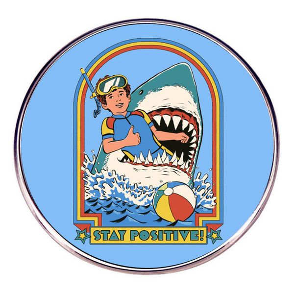 positive brooch cute anime movies games hard enamel pins collect cartoon brooch backpack hat bag collar lapel badges, Blue
positive brooch cute anime movies games hard enamel pins collect cartoon brooch backpack hat bag collar lapel badges, Blue