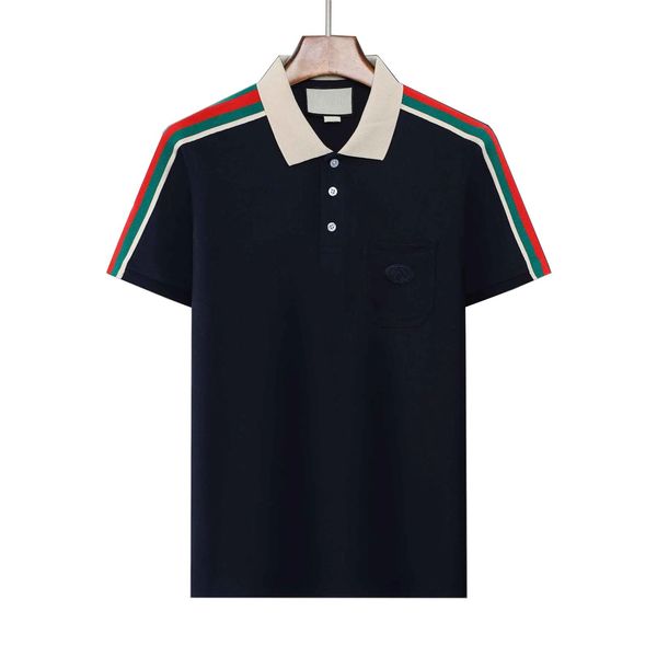 mens polo shirt designer mens tee new cotton crease resistant breathable t-shirt lapel commercial fashion casual print high-end polo short s, White;black
mens polo shirt designer mens tee new cotton crease resistant breathable t-shirt lapel commercial fashion casual print high-end polo short s, White;black