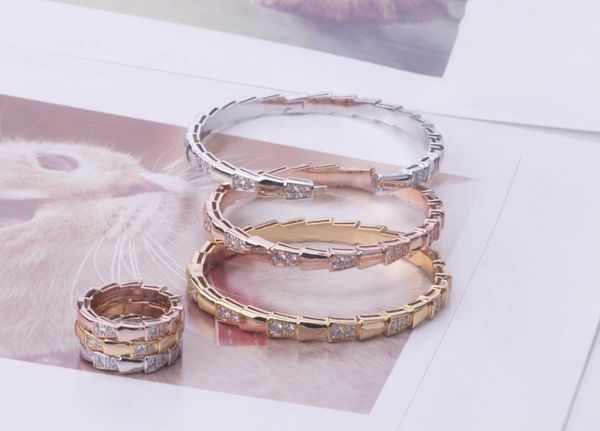 fashion brand jewelry sets lady brass glossy surface spacing diamond serpent 18k gold wedding engagement norrow bracelets rings 1 sets122467, Silver
fashion brand jewelry sets lady brass glossy surface spacing diamond serpent 18k gold wedding engagement norrow bracelets rings 1 sets122467, Silver
