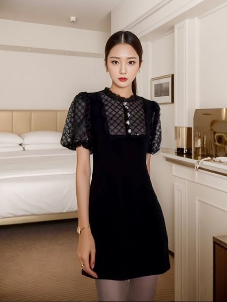 basic & casual dresses new sandro black dress with bubble sleeves midlength dress, Black;gray
basic & casual dresses new sandro black dress with bubble sleeves midlength dress, Black;gray