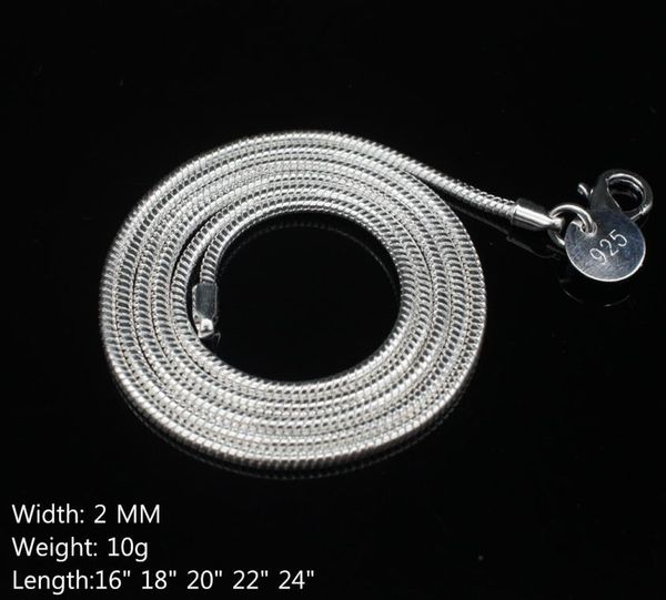 2mm 925 sterling silver smooth chains necklaces for women fashion lobster clasp jewelry ladies chain size 16-24 inch wholesale9118656
2mm 925 sterling silver smooth chains necklaces for women fashion lobster clasp jewelry ladies chain size 16-24 inch wholesale9118656