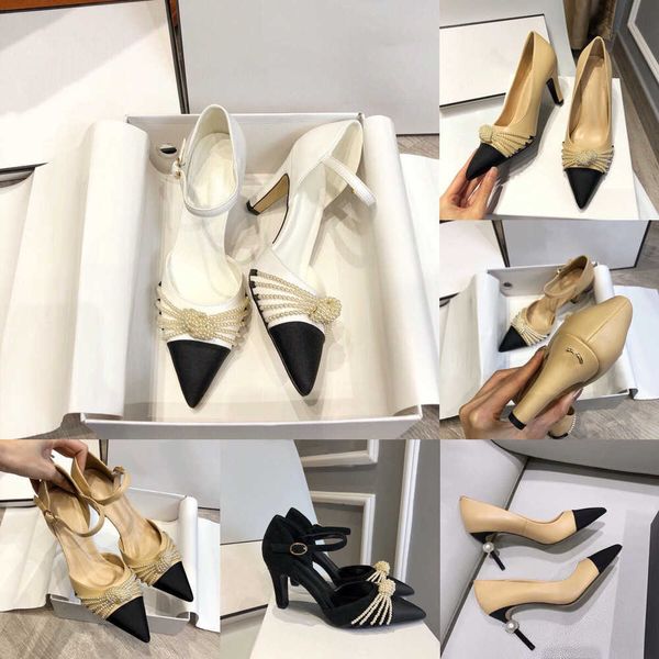 luxury designer party dress shoes fashion genuine leather sandals super high heels c pearls chain pumps slingbacks design female feetwear sh, Black
luxury designer party dress shoes fashion genuine leather sandals super high heels c pearls chain pumps slingbacks design female feetwear sh, Black